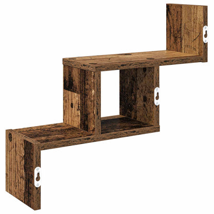 Wall Shelf Old Wood 48 x 15 x 42 cm Engineered Wood