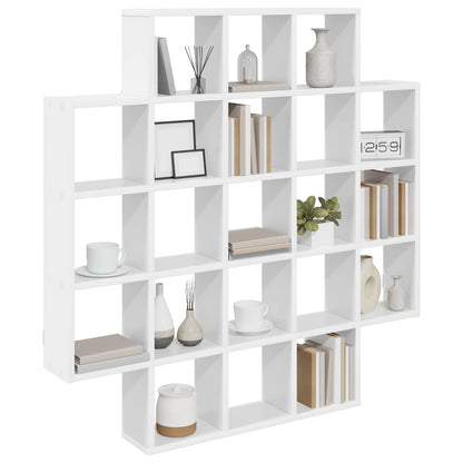 Wall Shelf White 100 x 13 x 100 cm Engineered Wood