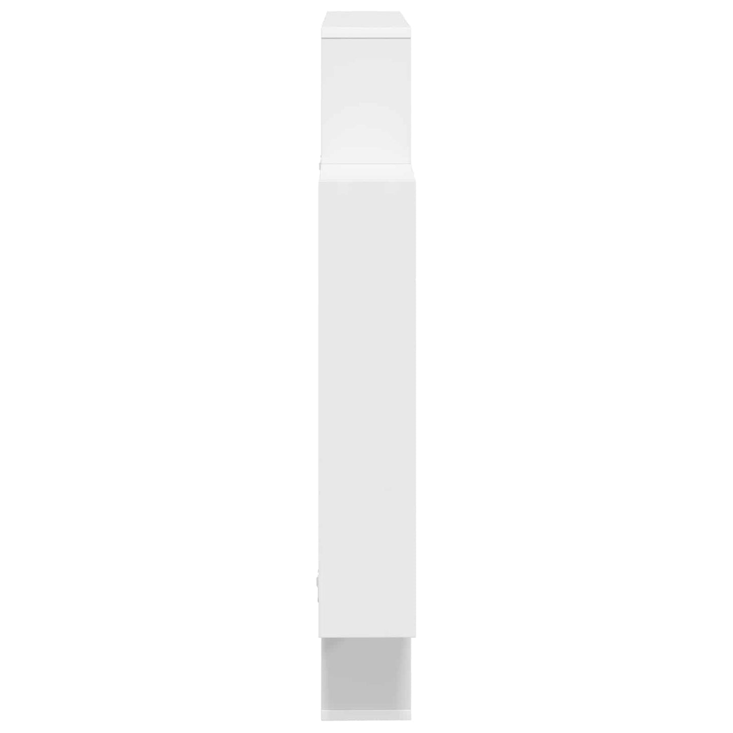 Wall Shelf White 100 x 13 x 100 cm Engineered Wood