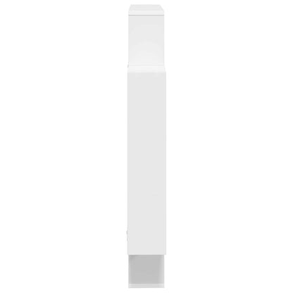 Wall Shelf White 100 x 13 x 100 cm Engineered Wood