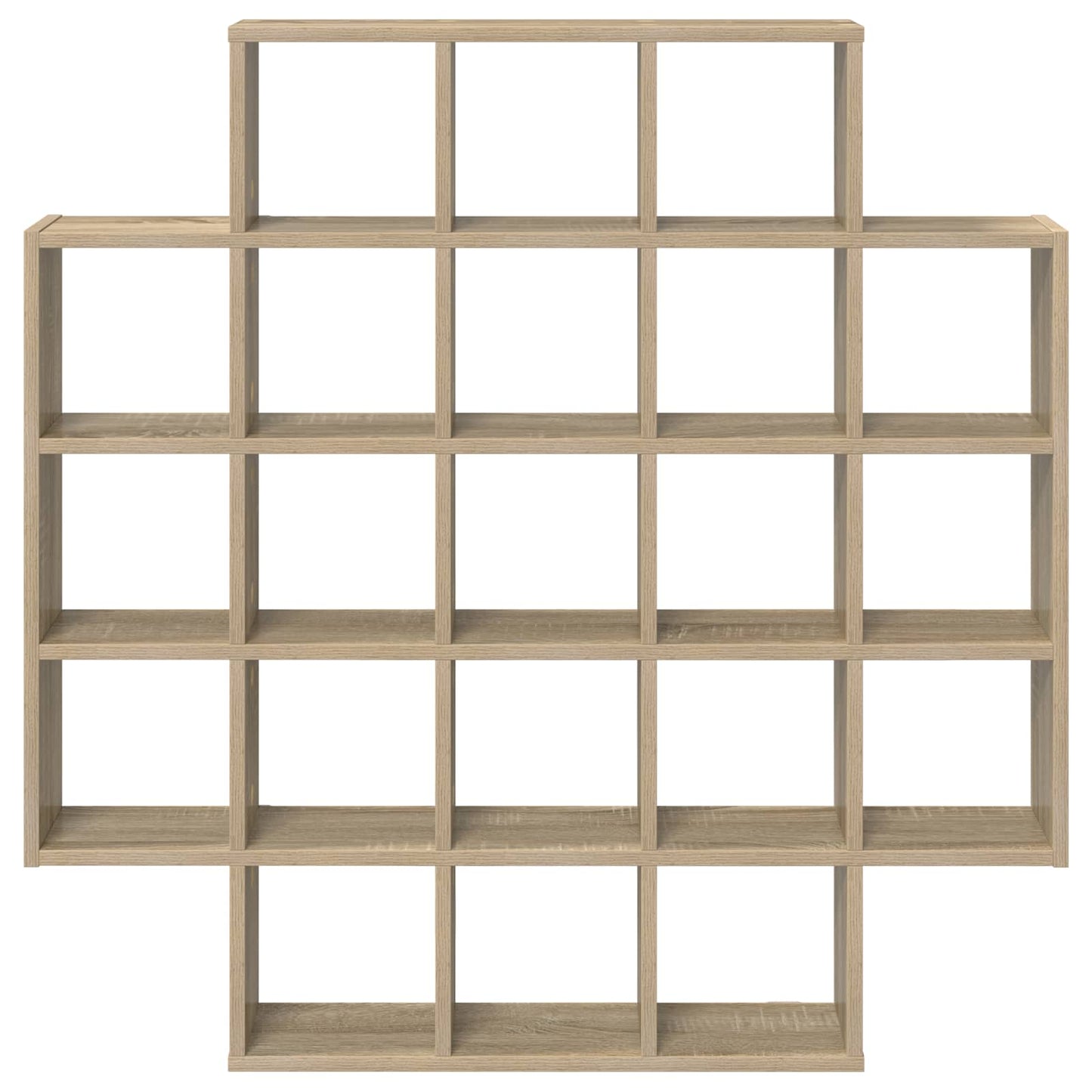 Wall Shelf Sonoma Oak 100 x 13 x 100 cm Engineered Wood