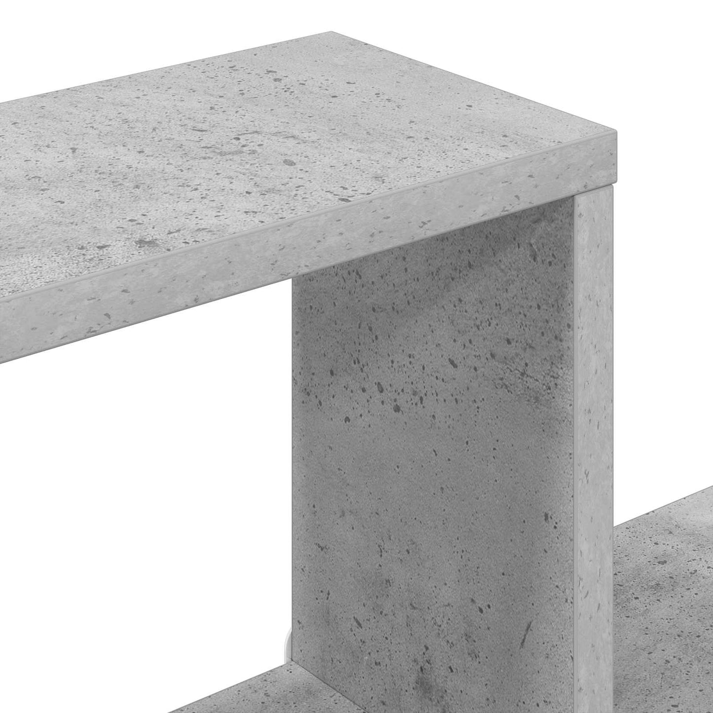 Wall Shelf Concrete Grey 100 x 13 x 100 cm Engineered Wood