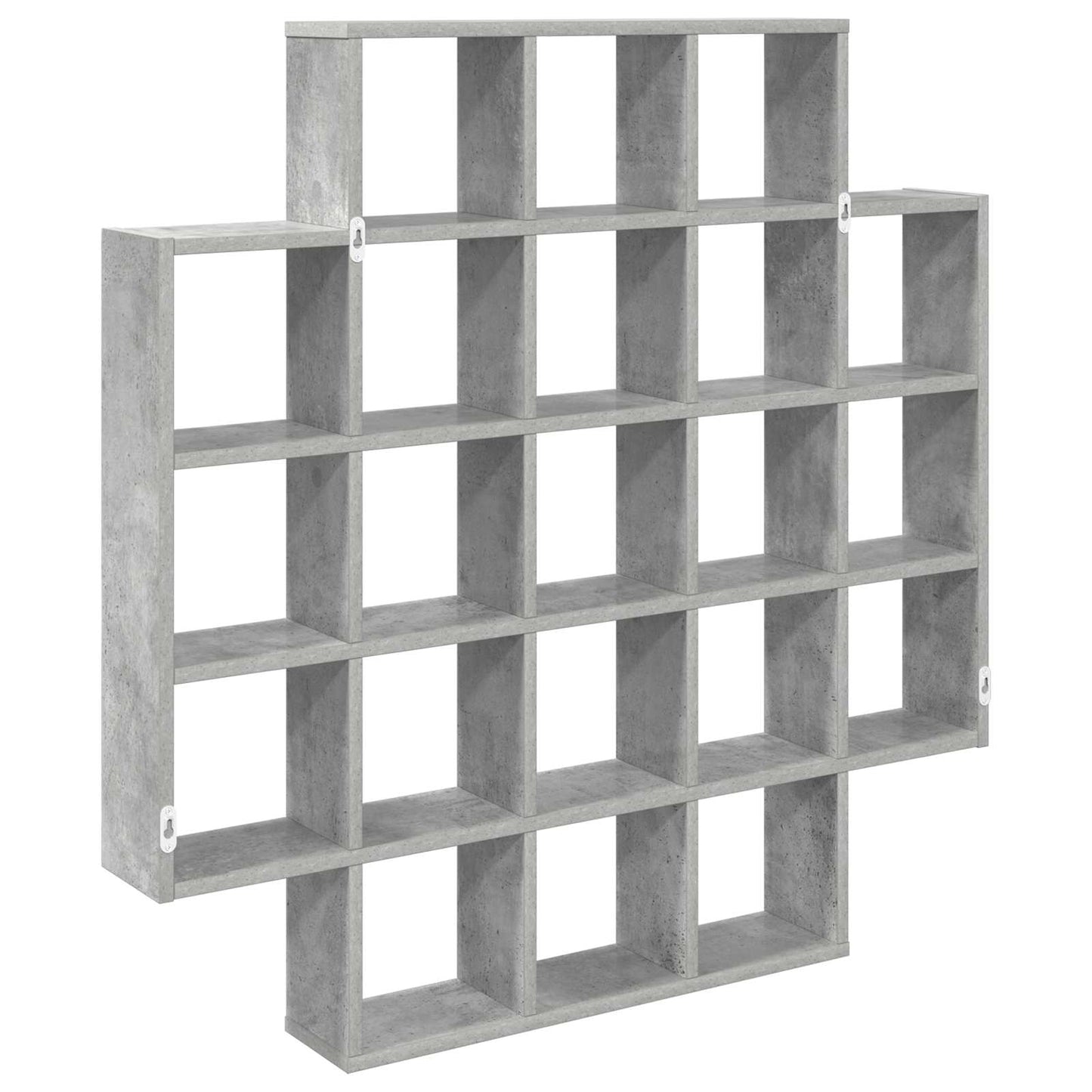 Wall Shelf Concrete Grey 100 x 13 x 100 cm Engineered Wood