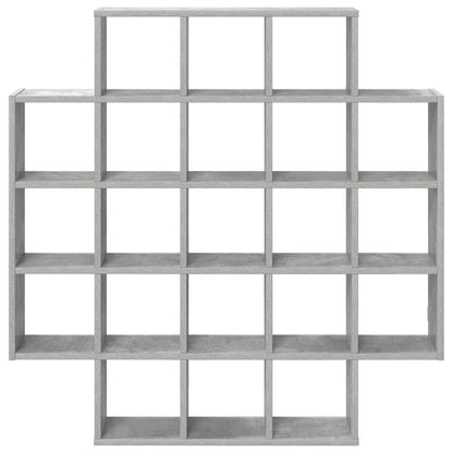 Wall Shelf Concrete Grey 100 x 13 x 100 cm Engineered Wood