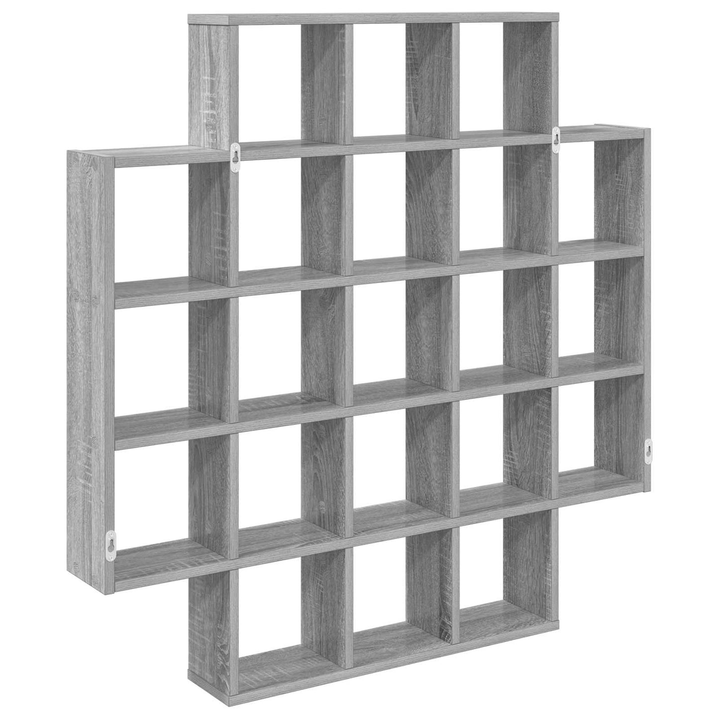 Wall Shelf Grey Sonoma 100 x 13 x 100 cm Engineered Wood
