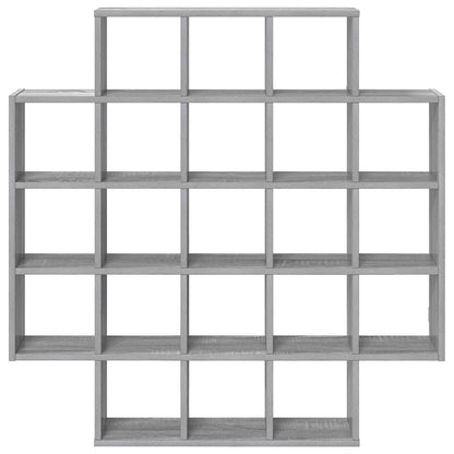 Wall Shelf Grey Sonoma 100 x 13 x 100 cm Engineered Wood