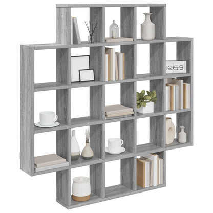 Wall Shelf Grey Sonoma 100 x 13 x 100 cm Engineered Wood