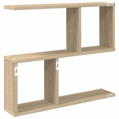 Wall Shelf Sonoma Oak 60 x 12 x 50.5 cm Engineered Wood