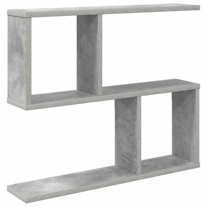 Wall Shelf Concrete Grey 60 x 12 x 50.5 cm Engineered Wood
