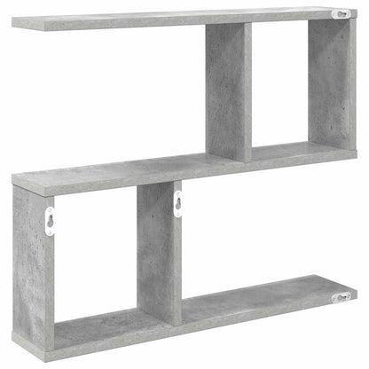 Wall Shelf Concrete Grey 60 x 12 x 50.5 cm Engineered Wood