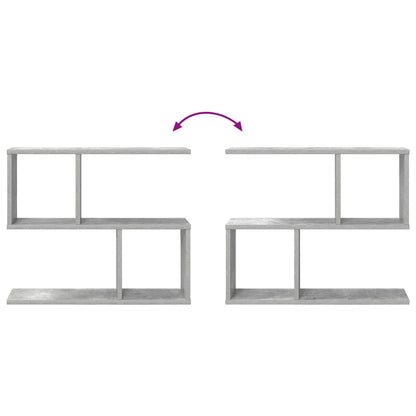 Wall Shelf Concrete Grey 60 x 12 x 50.5 cm Engineered Wood