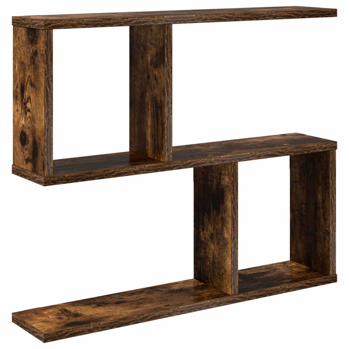 Wall Shelf Smoked Oak 60 x 12 x 50.5 cm Engineered Wood