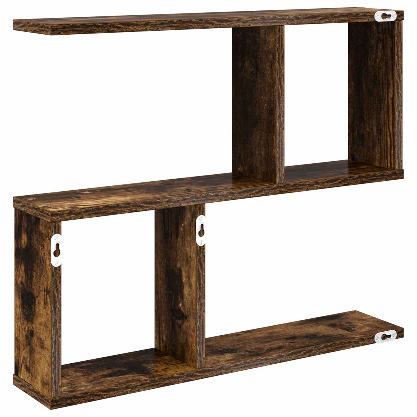 Wall Shelf Smoked Oak 60 x 12 x 50.5 cm Engineered Wood