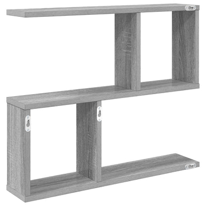 Wall Shelf Grey Sonoma 60 x 12 x 50.5 cm Engineered Wood