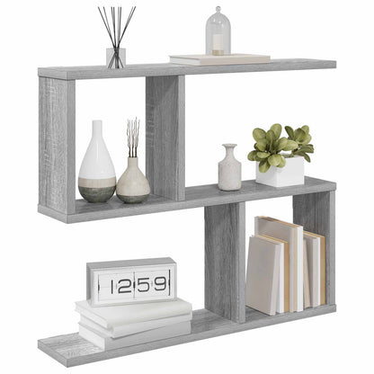 Wall Shelf Grey Sonoma 60 x 12 x 50.5 cm Engineered Wood