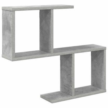Wall Shelf Concrete Grey 60 x 12 x 50.5 cm Engineered Wood