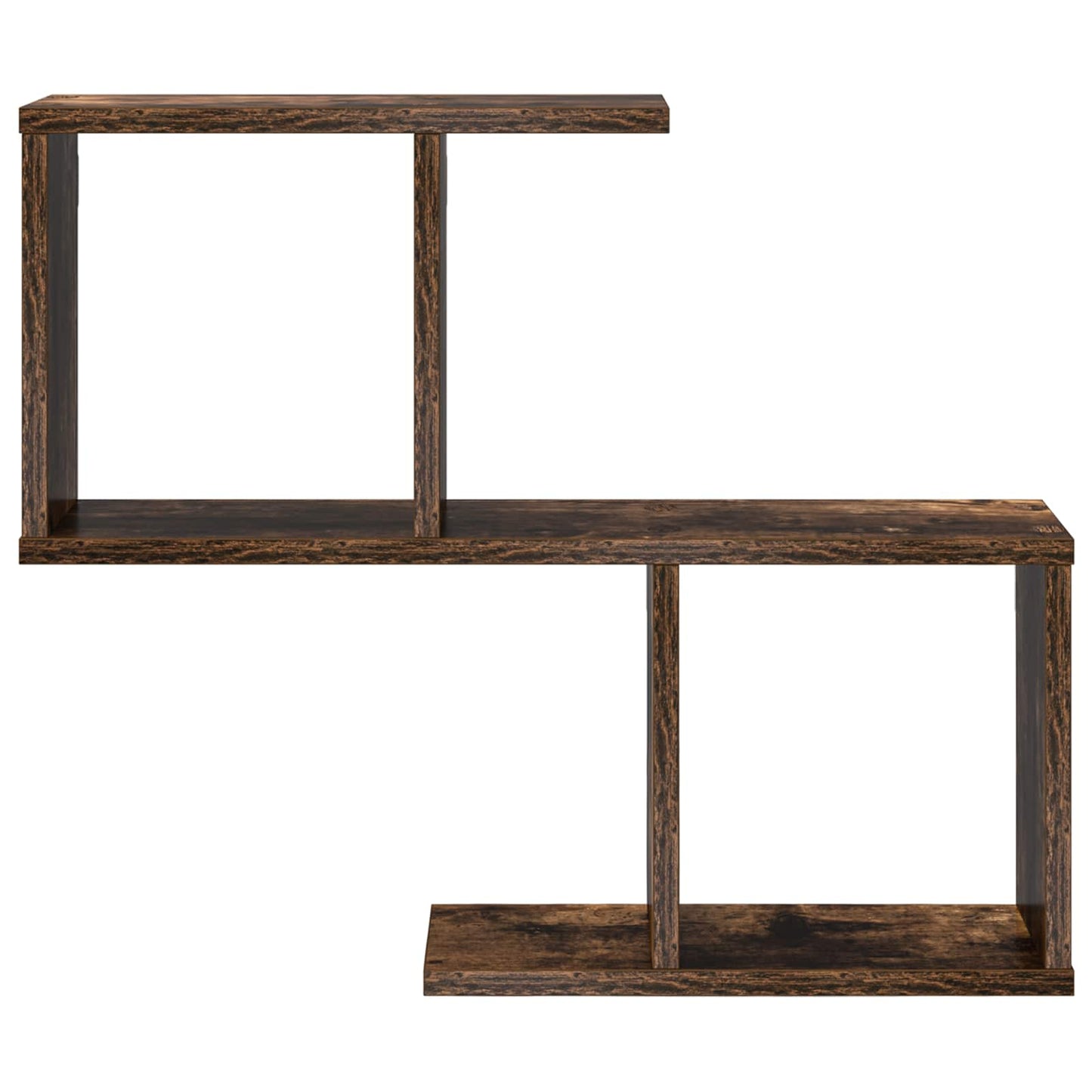 Wall Shelf Smoked Oak 60 x 12 x 50.5 cm Engineered Wood