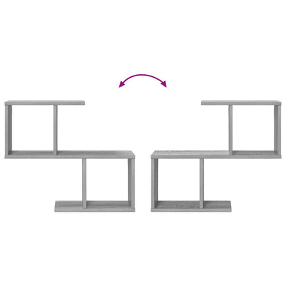 Wall Shelf Grey Sonoma 60 x 12 x 50.5 cm Engineered Wood