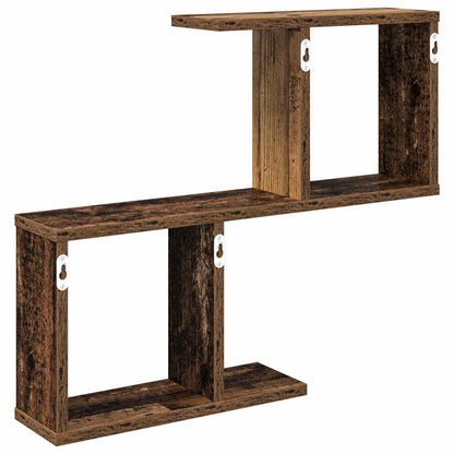 Wall Shelf Old Wood 60 x 12 x 50.5 cm Engineered Wood