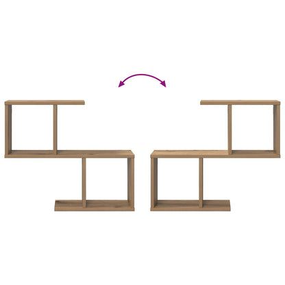 Wall Shelf Artisan Oak 60 x 12 x 50.5 cm Engineered Wood