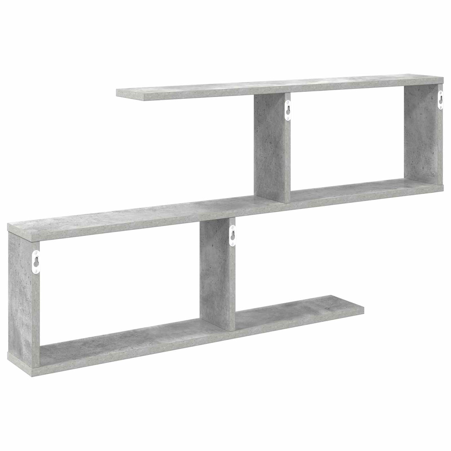 Wall Shelf Concrete Grey 100 x 12 x 50.5 cm Engineered Wood