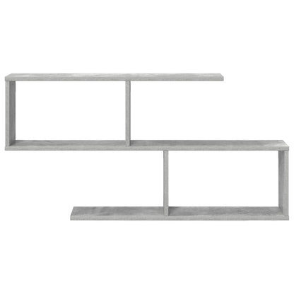 Wall Shelf Concrete Grey 100 x 12 x 50.5 cm Engineered Wood
