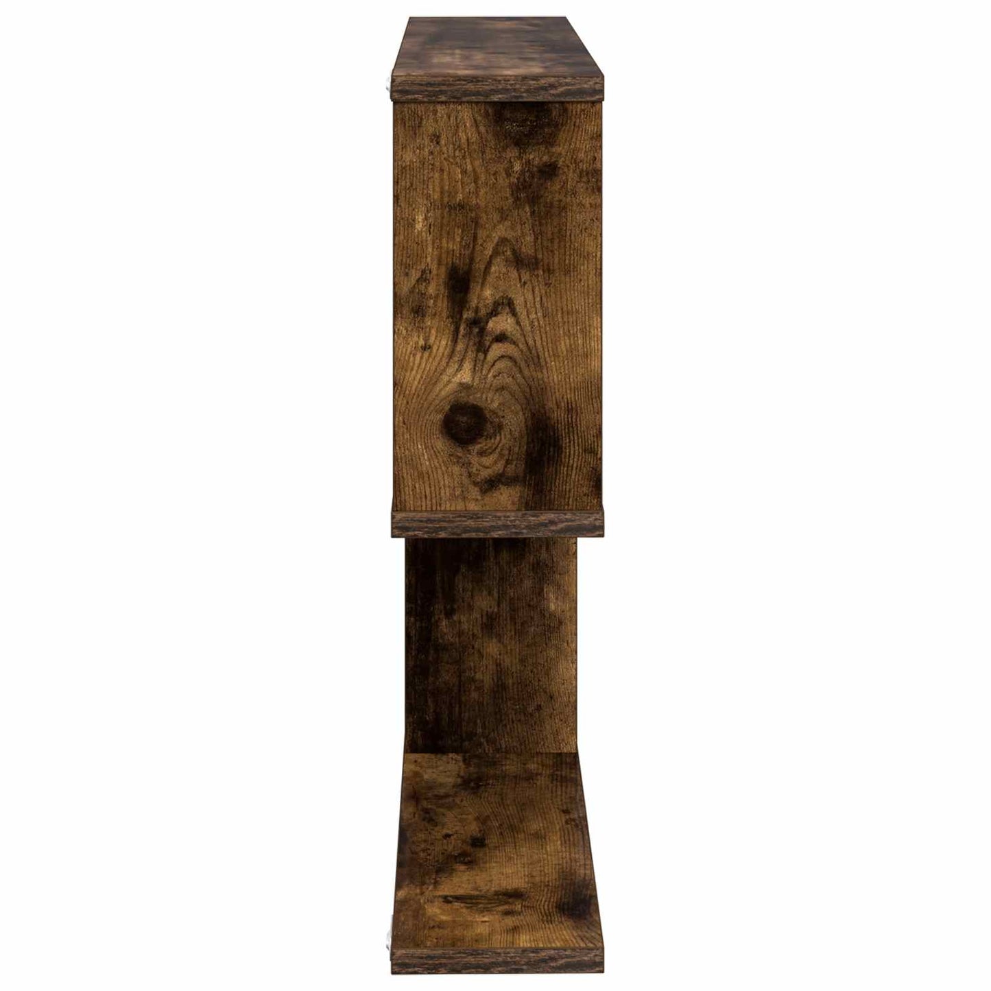 Wall Shelf Smoked Oak 100 x 12 x 50.5 cm Engineered Wood