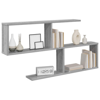 Wall Shelf Grey Sonoma 100 x 12 x 50.5 cm Engineered Wood