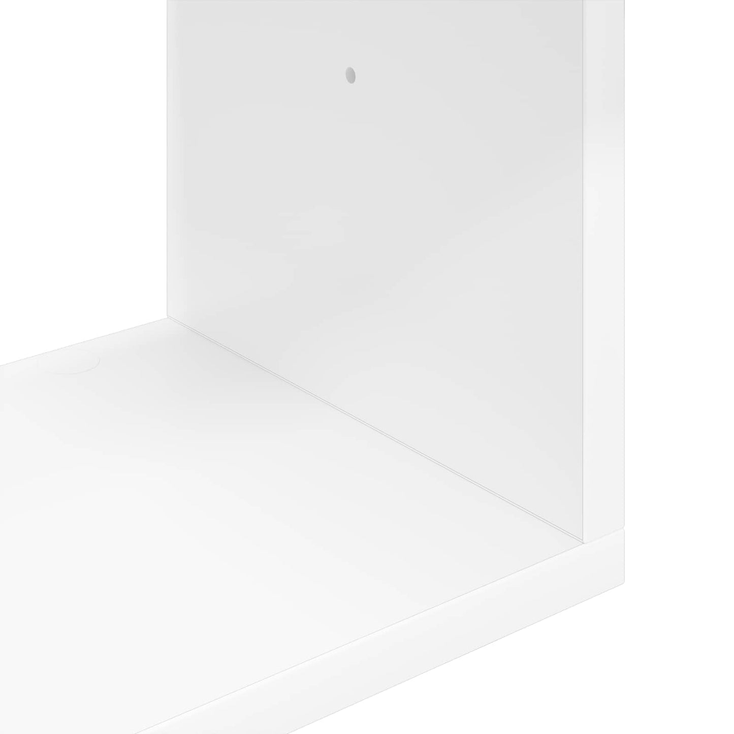 Wall Shelf White 80 x 12 x 79.5 cm Engineered Wood
