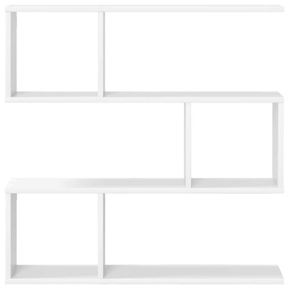 Wall Shelf White 80 x 12 x 79.5 cm Engineered Wood