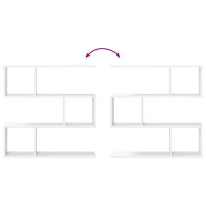 Wall Shelf White 80 x 12 x 79.5 cm Engineered Wood