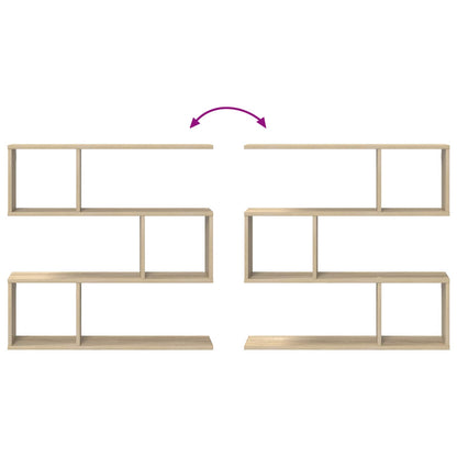 Wall Shelf Sonoma Oak 80 x 12 x 79.5 cm Engineered Wood