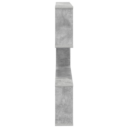 Wall Shelf Concrete Grey 80 x 12 x 79.5 cm Engineered Wood