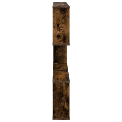 Wall Shelf Smoked Oak 80 x 12 x 79.5 cm Engineered Wood