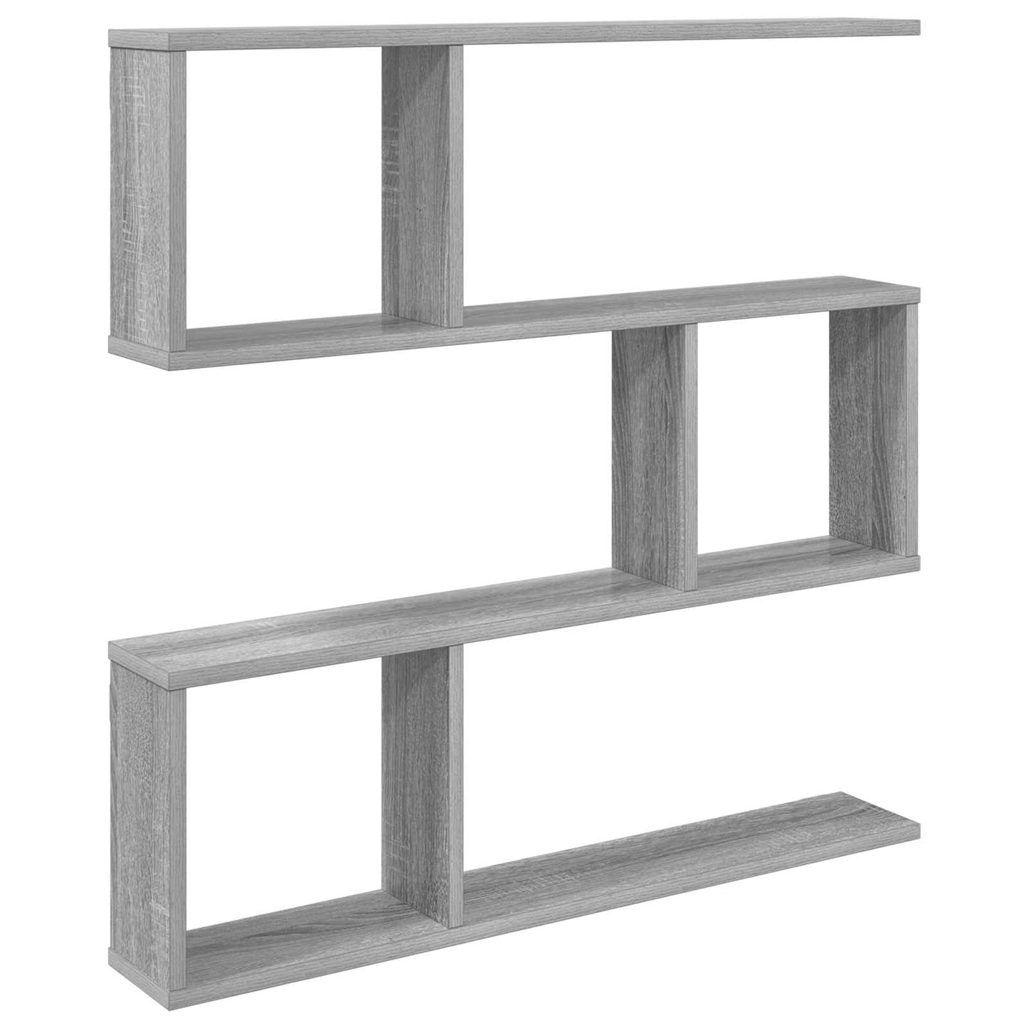 Wall Shelf Grey Sonoma 80 x 12 x 79.5 cm Engineered Wood