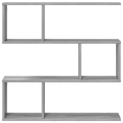 Wall Shelf Grey Sonoma 80 x 12 x 79.5 cm Engineered Wood