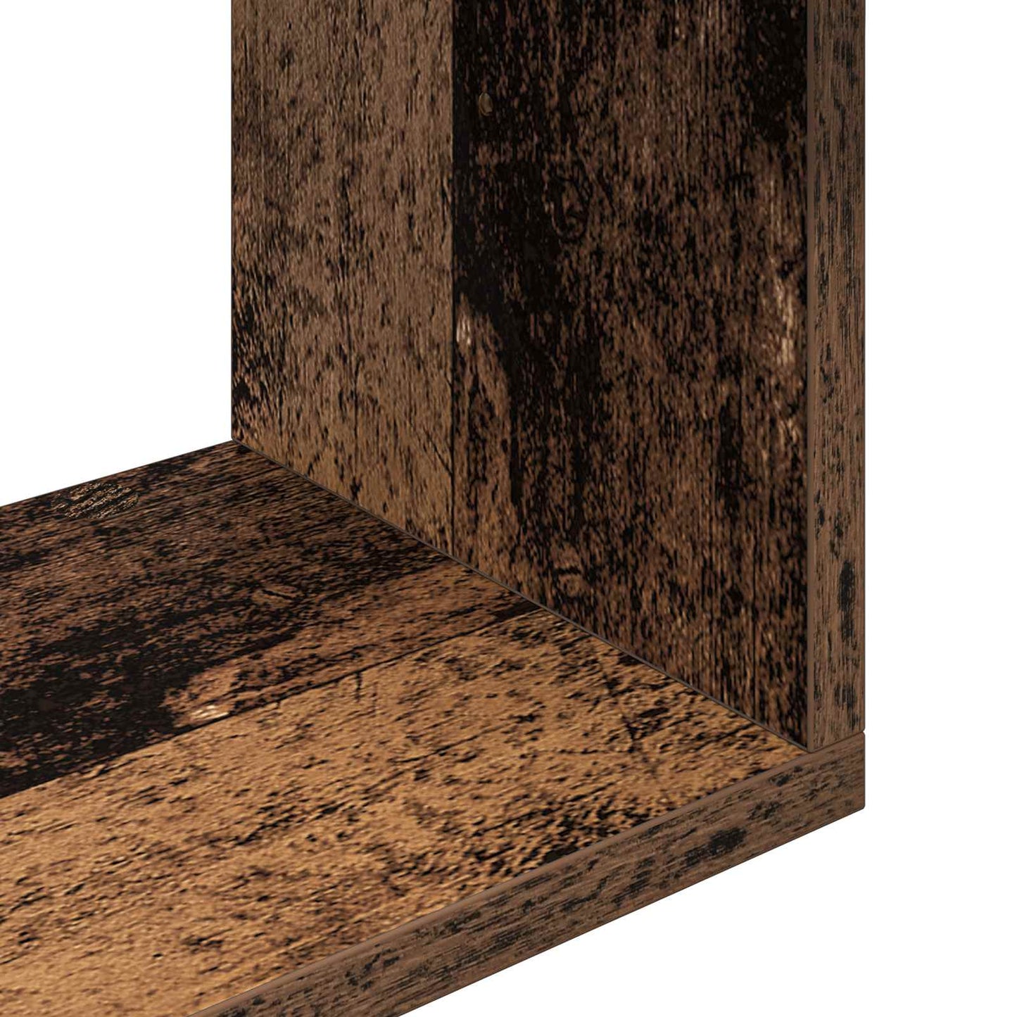 Wall Shelf Old Wood 80 x 12 x 79.5 cm Engineered Wood