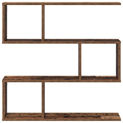 Wall Shelf Old Wood 80 x 12 x 79.5 cm Engineered Wood