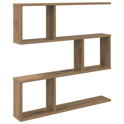Wall Shelf Artisan Oak 80 x 12 x 79.5 cm Engineered Wood