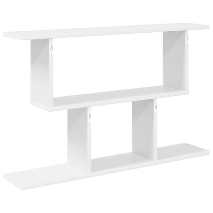 Wall Shelf White 80 x 15 x 50.5 cm Engineered Wood