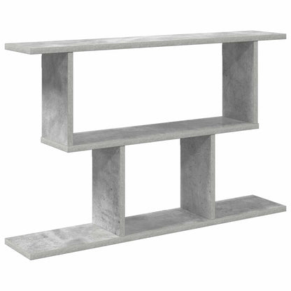 Wall Shelf Concrete Grey 80 x 15 x 50.5 cm Engineered Wood