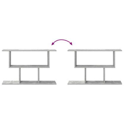 Wall Shelf Concrete Grey 80 x 15 x 50.5 cm Engineered Wood