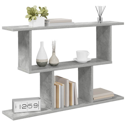 Wall Shelf Concrete Grey 80 x 15 x 50.5 cm Engineered Wood