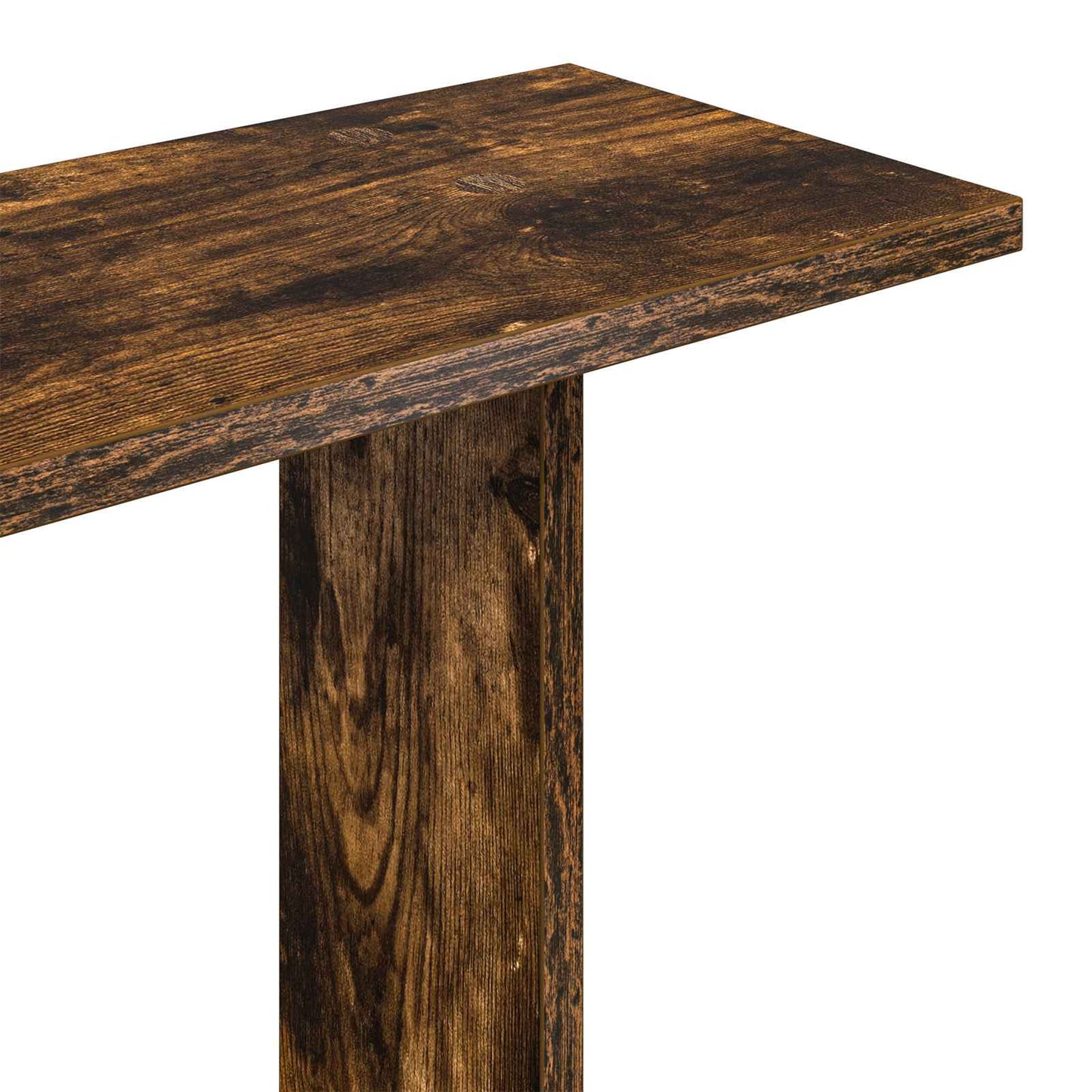 Wall Shelf Smoked Oak 80 x 15 x 50.5 cm Engineered Wood