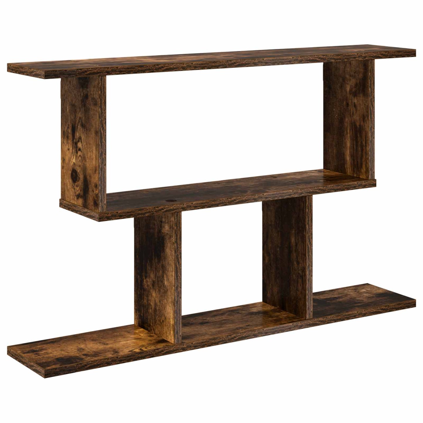 Wall Shelf Smoked Oak 80 x 15 x 50.5 cm Engineered Wood