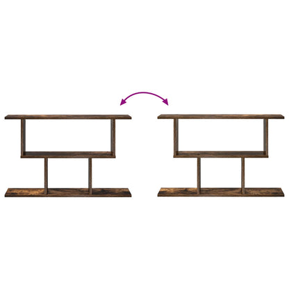 Wall Shelf Smoked Oak 80 x 15 x 50.5 cm Engineered Wood