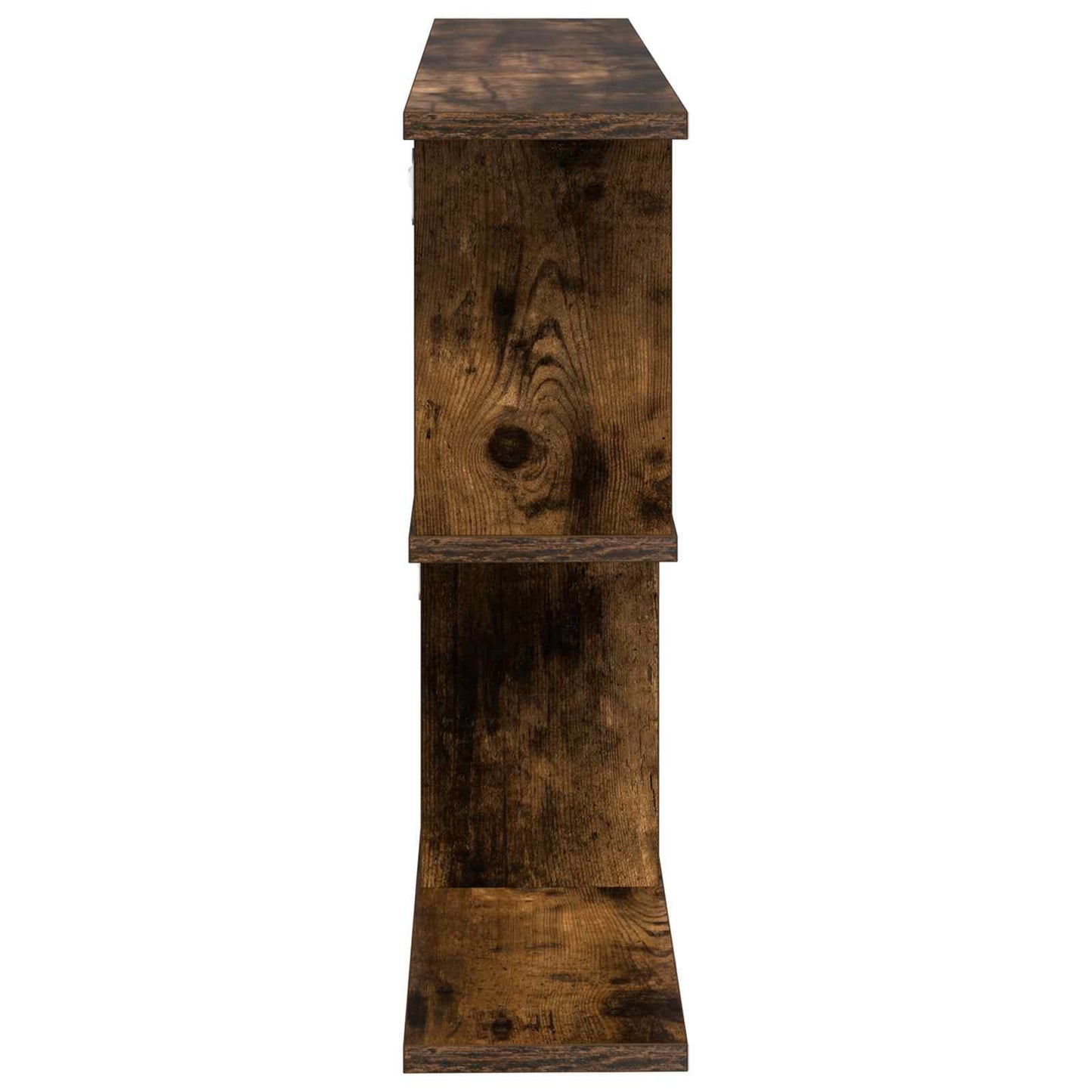 Wall Shelf Smoked Oak 80 x 15 x 50.5 cm Engineered Wood