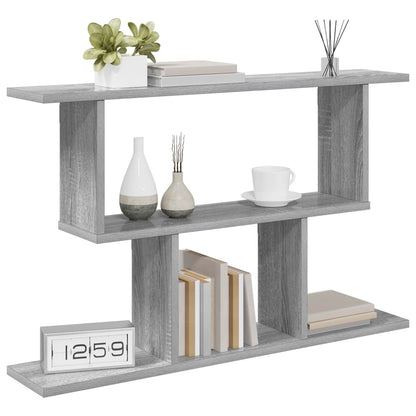 Wall Shelf Grey Sonoma 80 x 15 x 50.5 cm Engineered Wood