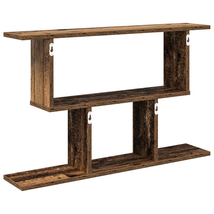 Wall Shelf Old Wood 80 x 15 x 50.5 cm Engineered Wood