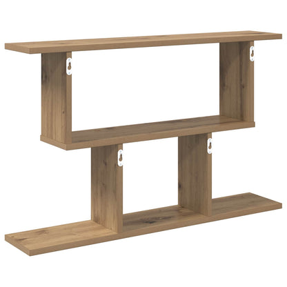 Wall Shelf Artisan Oak 80 x 15 x 50.5 cm Engineered Wood